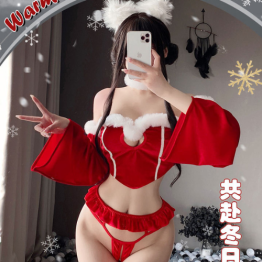 Christmas Red Maid Dress